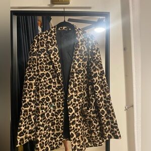 Leopard Print Women's Blazer